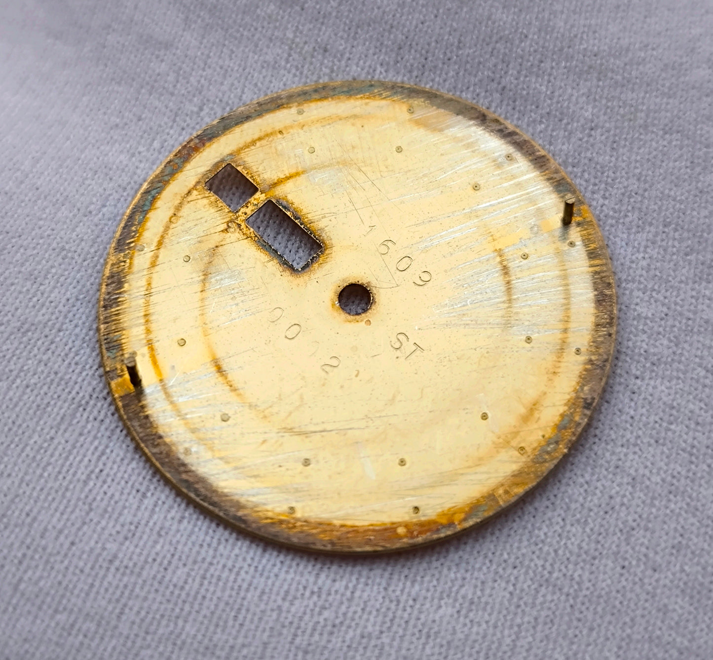 Dial Omega Geneve Gold color Cal. 1020, 1021, 1022