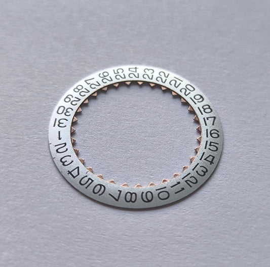 Omega 560-1500 Date Disc Silver Color