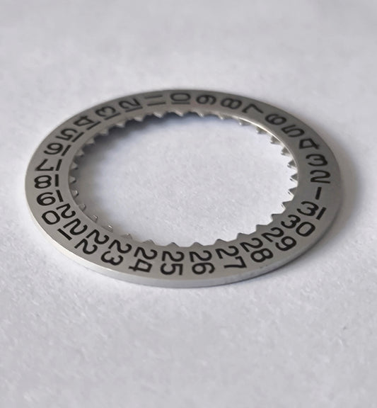 Certina 25-651 -2557/1, Date disc, silver, flat, date at 3