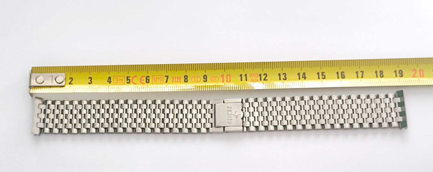 Zenith NSA 20mm Stainless Steel Bracelet 19.8cm Vintage Swiss Made