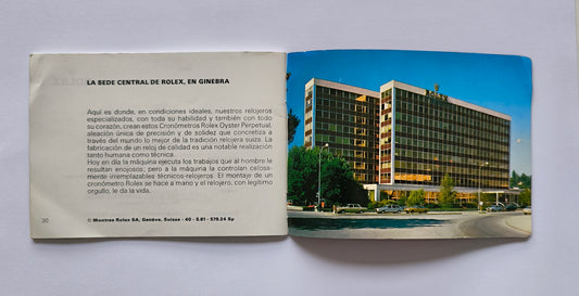 Genuine Rolex Oyster booklet - 40 - 5.81 - 579.24 Sp