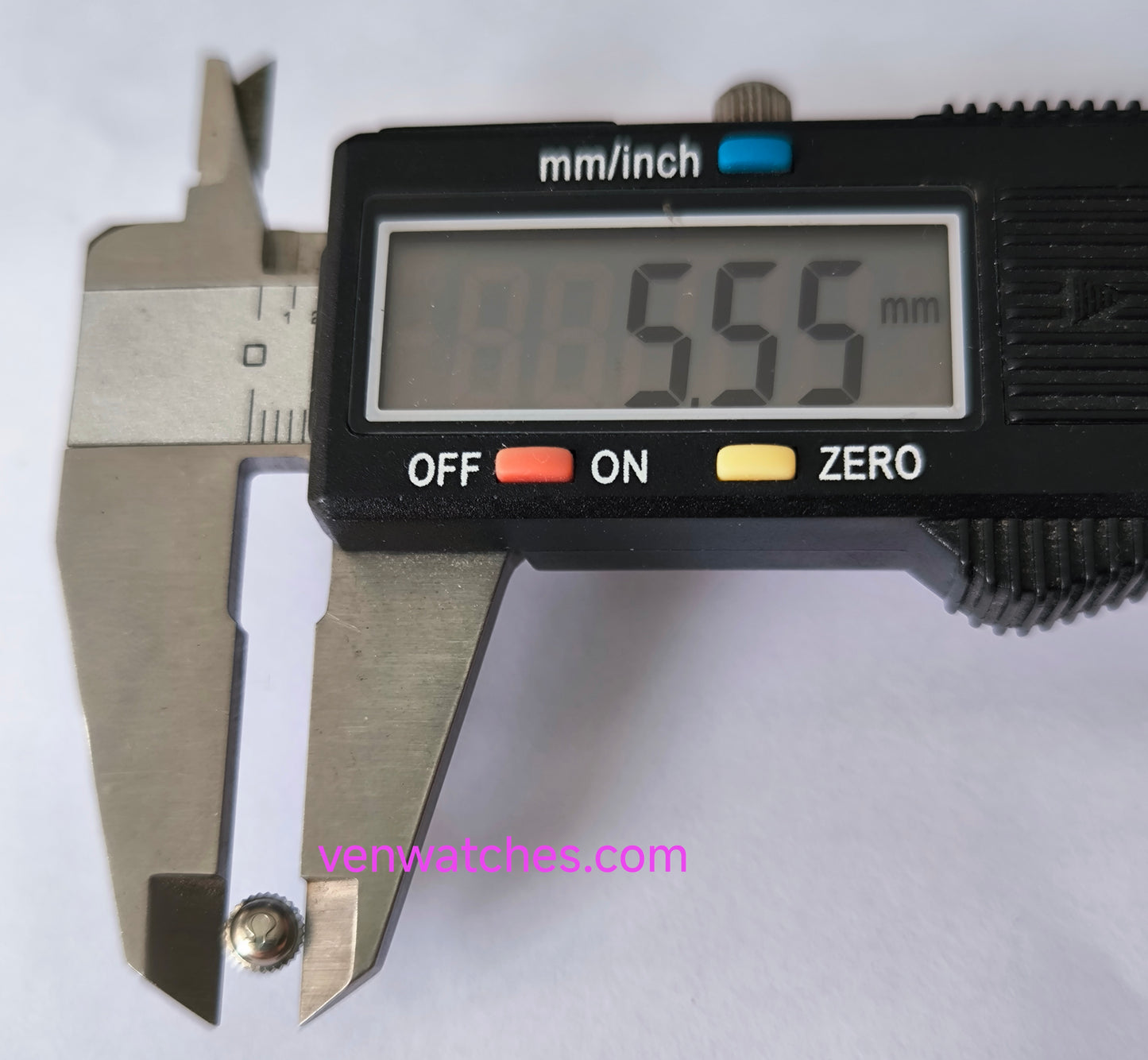 OMEGA Original Crown 5.55mm Stainless Steel - Stem 1.10mm Swiss Crown