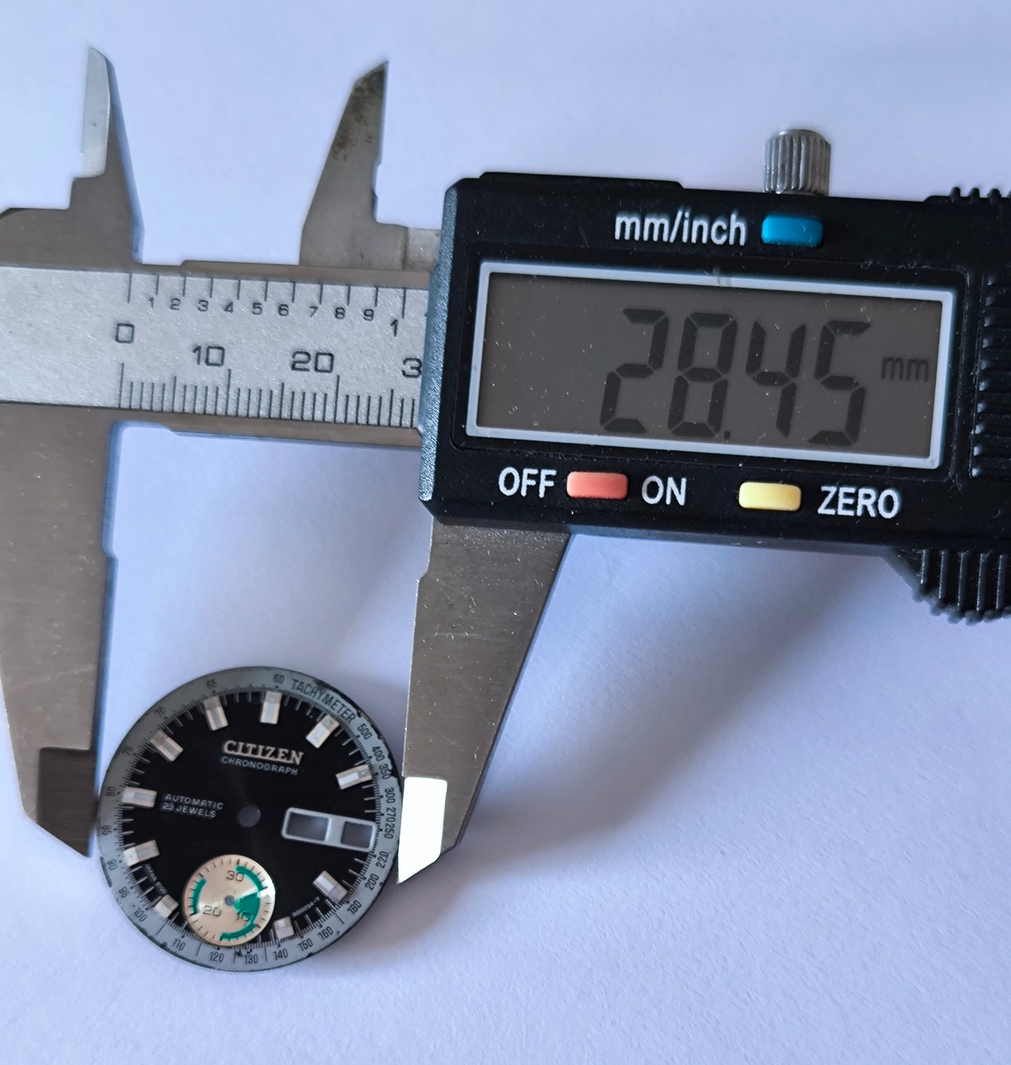 Citizen Chronograph Dial Black 8100A/8110A - Ref. 67-9577