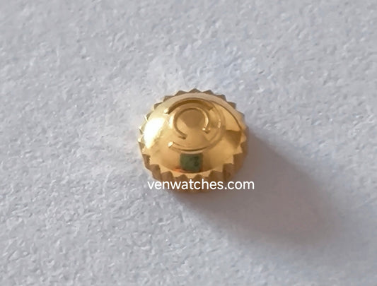 Certina Original Crown 5.00mm Gold - Swiss Watch Crown Replacement