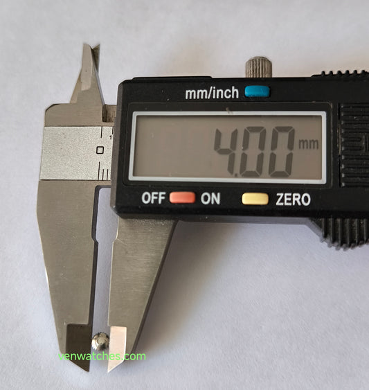 OMEGA Original Crown 4.00mm Stainless Steel - Standard Swiss Crown