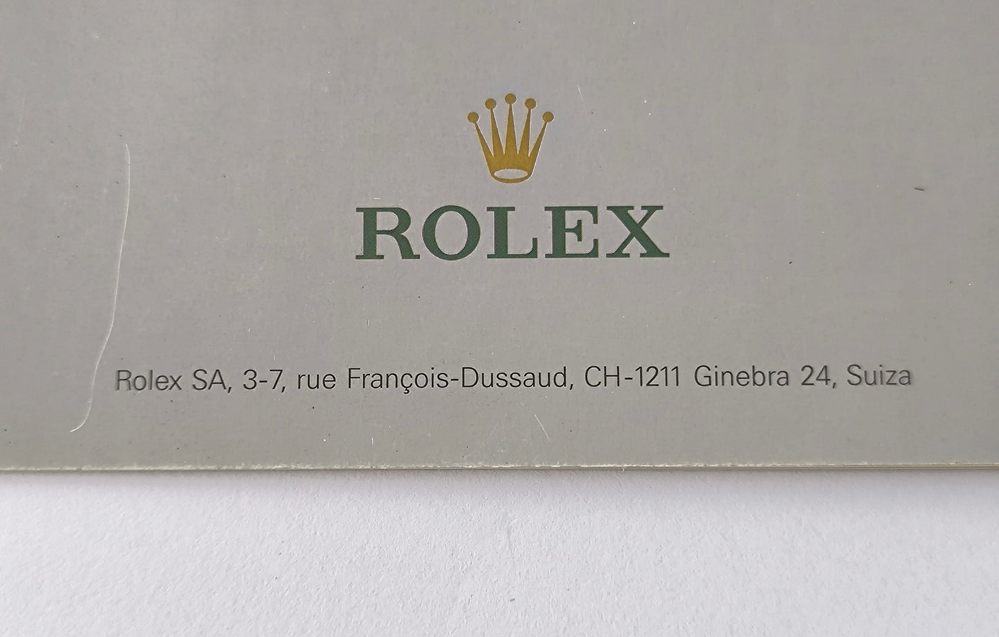 Rolex GMT-MASTER booklet 595.04 Sp-2.2004