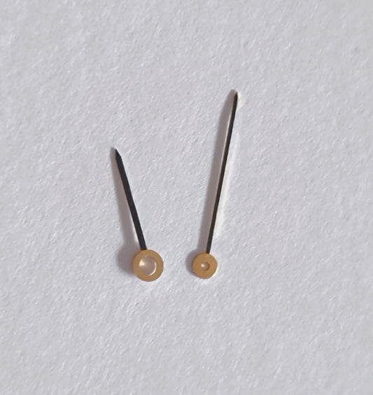 Agujas Omega Oro y Negro - Cal. Serie 1000-1070