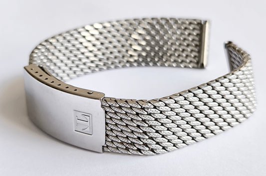 TISSOT VINTAGE RARE MILANESE BRACELET 18mm SWISS MADE