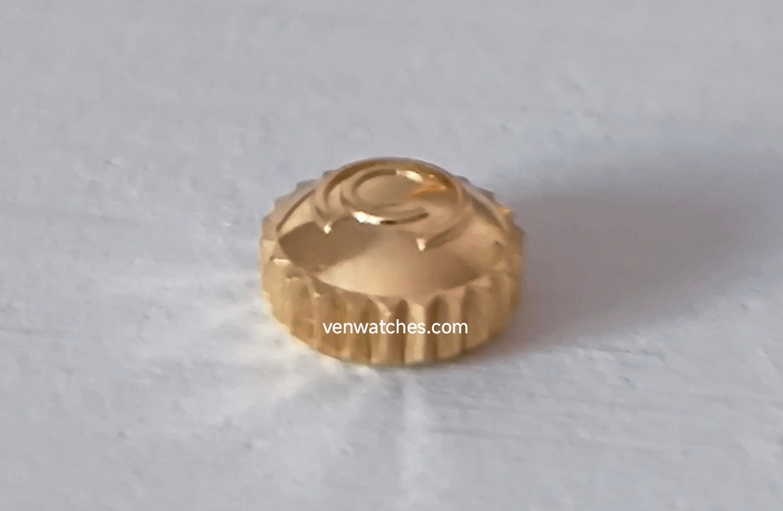 Certina Original Crown 5.00mm Gold - Swiss Watch Crown Replacement