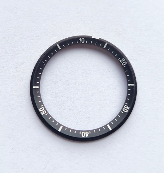 Seiko Inner Rotating Bezel Insert Black - 6139 Pogue - 6000/6001/6002/6005/6007/6009