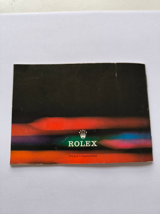Rolex Oyster booklet 579.24 Sp -30 - 8.1982