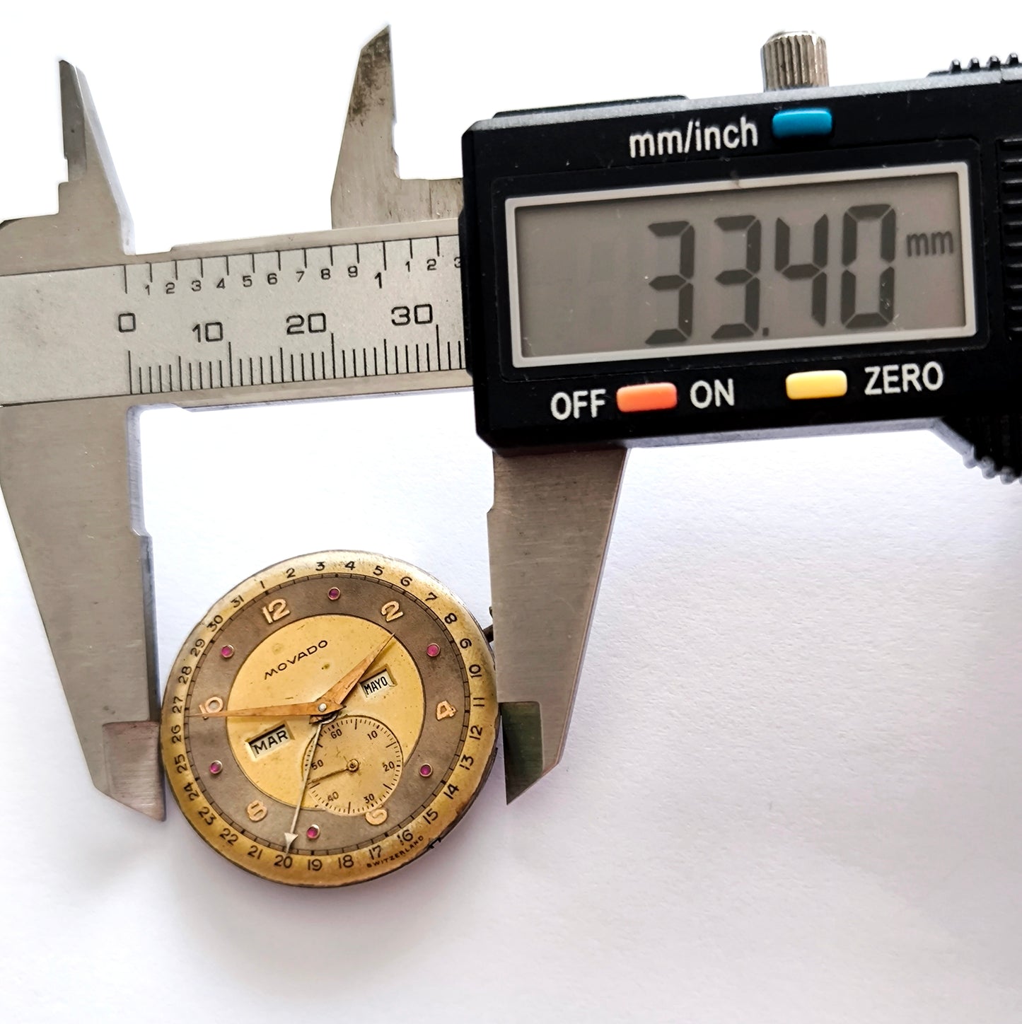 Vintage Movado Triple Calendar – Cal. 470 Watch Movement