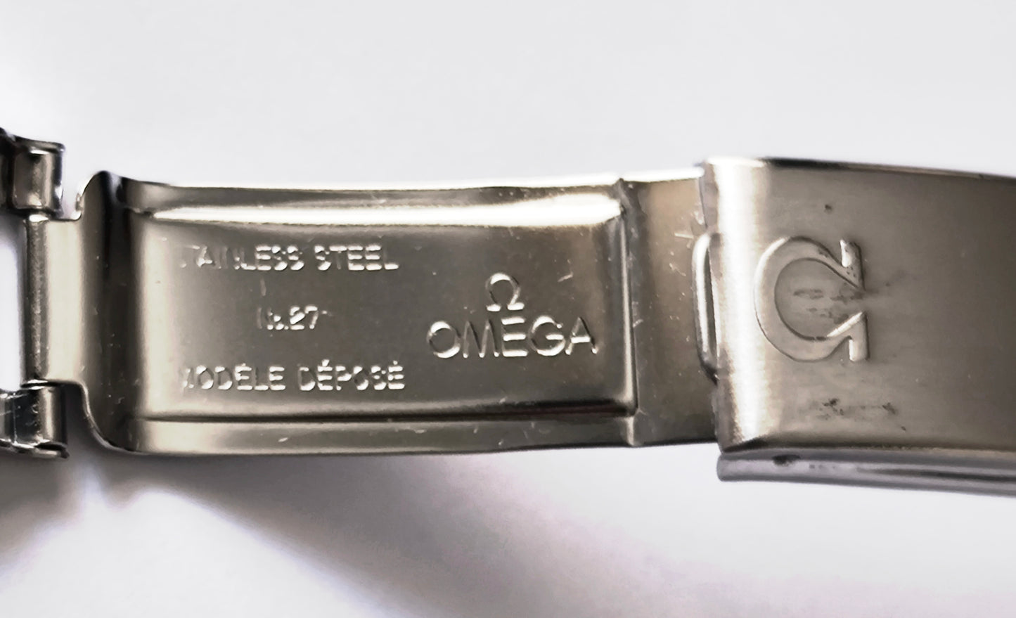 Omega N° 27 Rare vintage genuine Blue leather strap 22,8mm