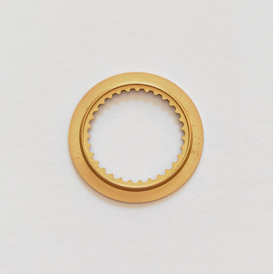 Certina 25-652 date wheel disc back side gold champagne original vintage watch part