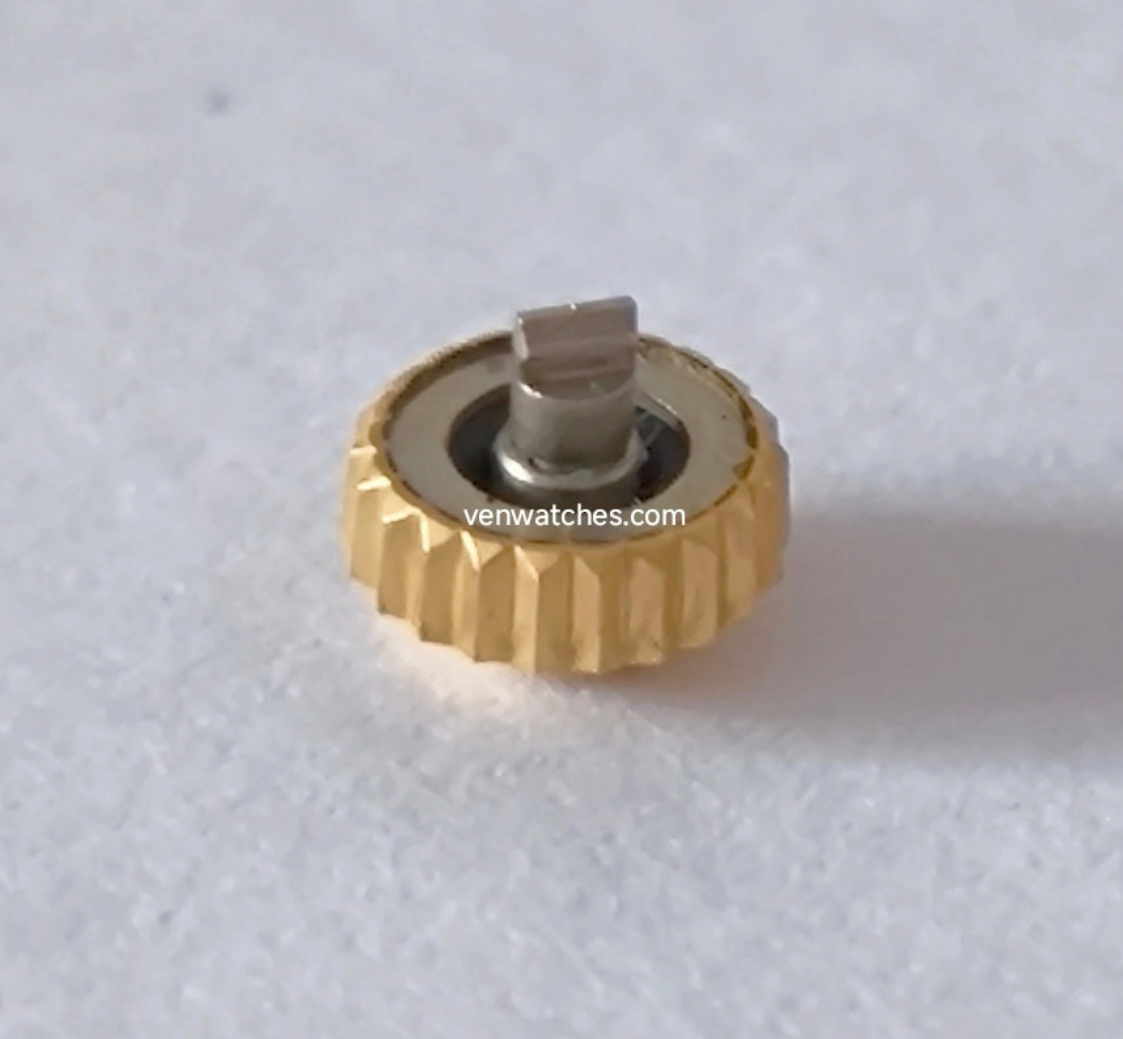 Certina Original Crown 5.00mm Gold - Swiss Watch Crown Replacement