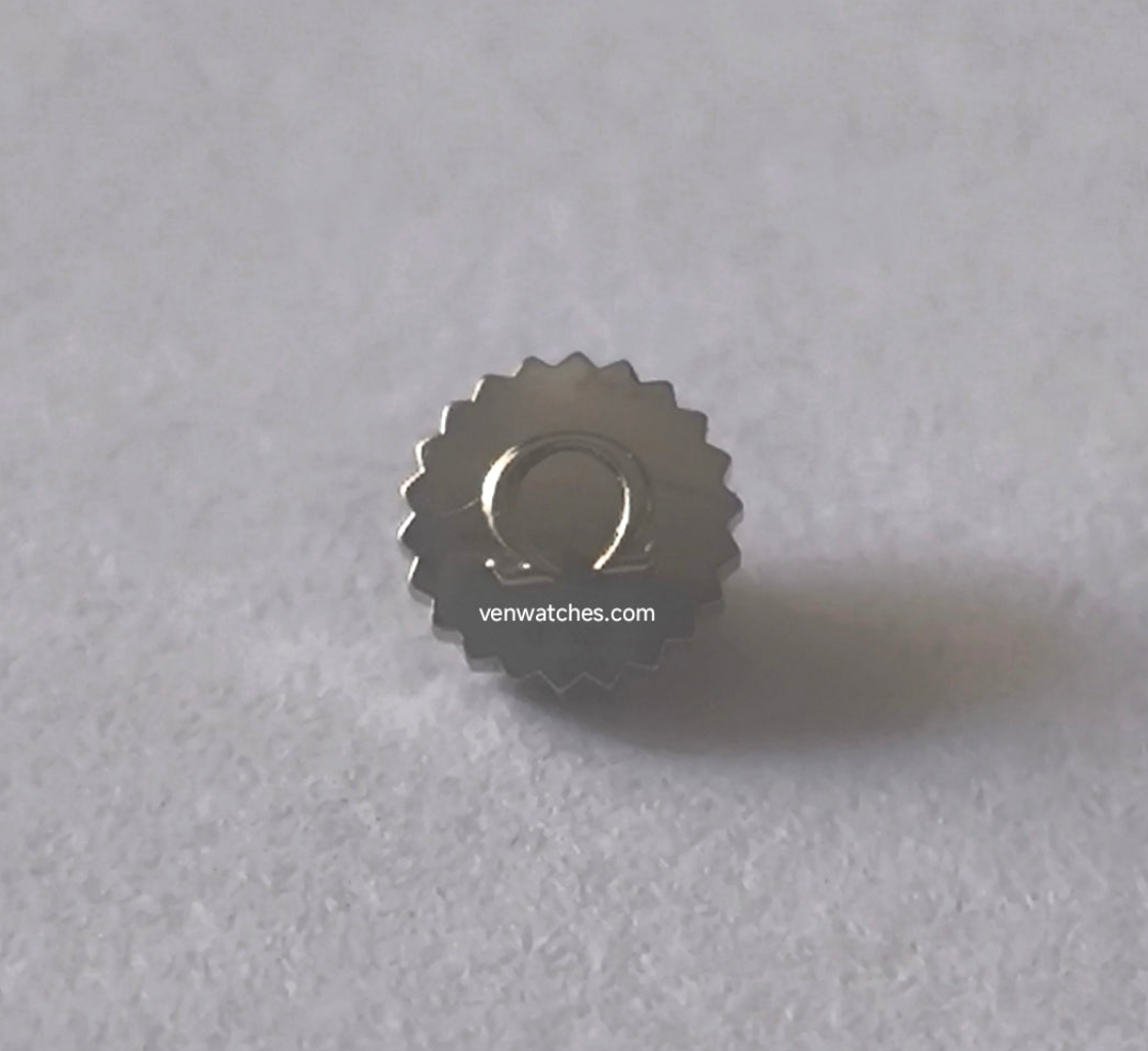 OMEGA Original Crown 5.00mm Stainless Steel - Large Swiss Crown