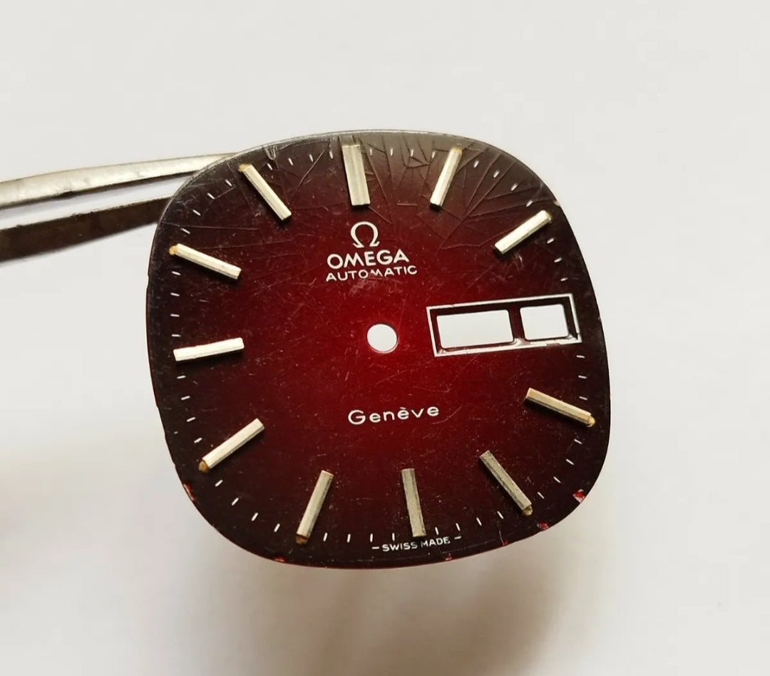 Rare original Spider Dial Watch Omega Geneve cal. 1022 Automatic 28mm