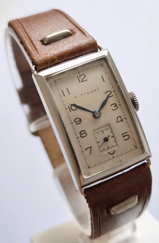 Tissot Art Deco Tank  Vintage Watch