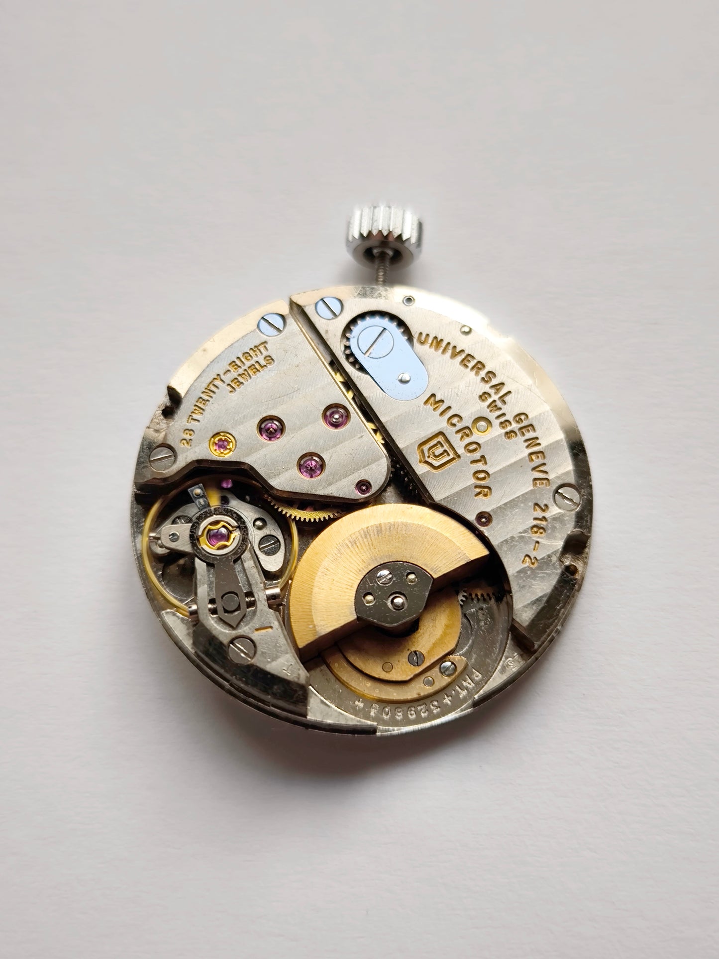 Watch Movement Universal Geneve Polerouter Microtor cal. 218-2 Automatic