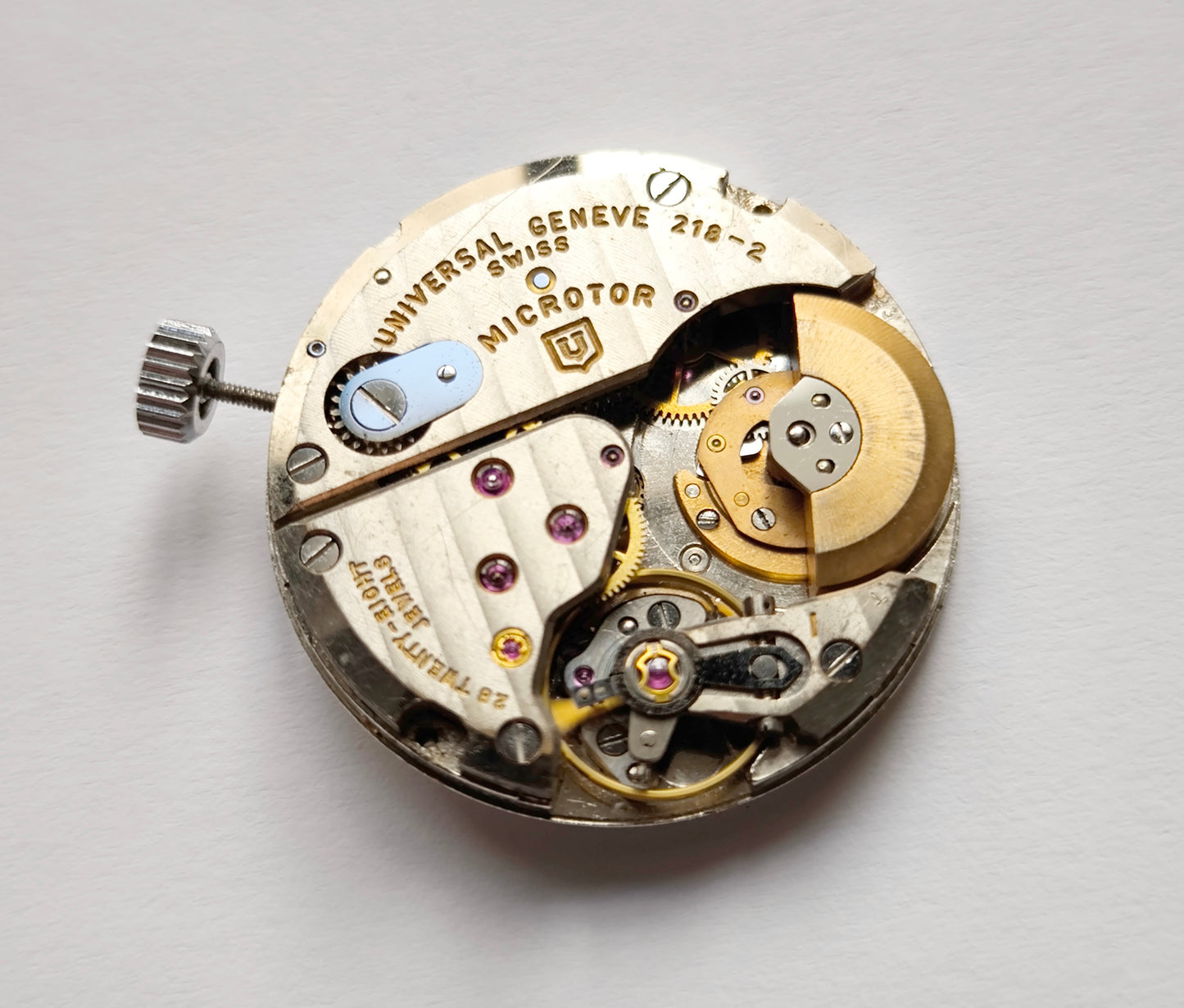 Watch Movement Universal Geneve Polerouter Microtor cal. 218-2 Automatic