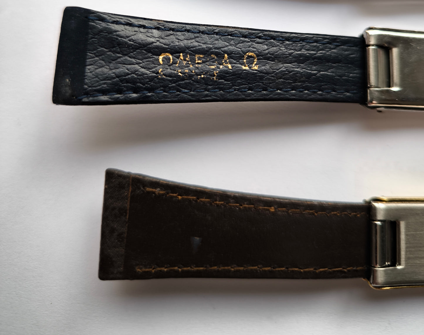 Lot of 2 Omega N°27 Rare strap's.