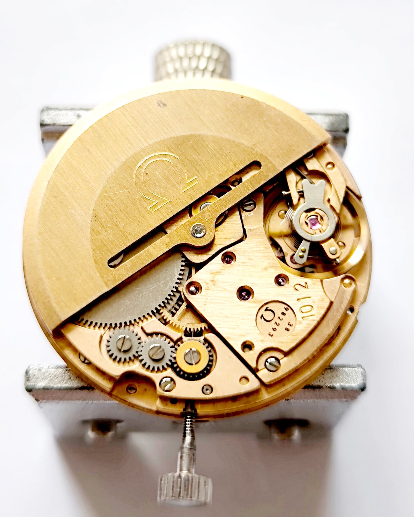 Watch Omega caliber 1012 automatic  movement.