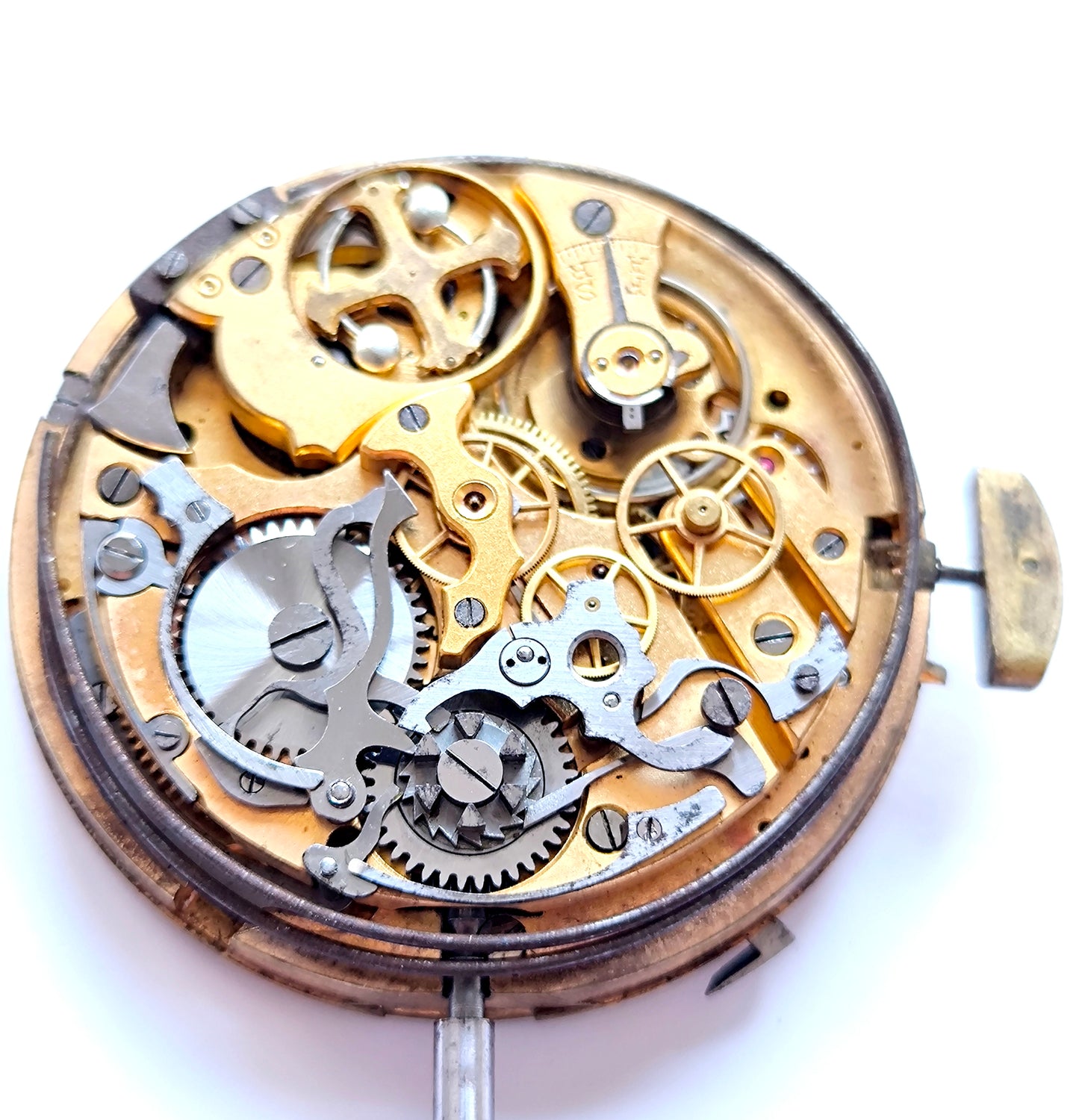 MINUTE REPEATER CHRONOGRAPH POCKET WATCH MOVEMENT SWISS MADE