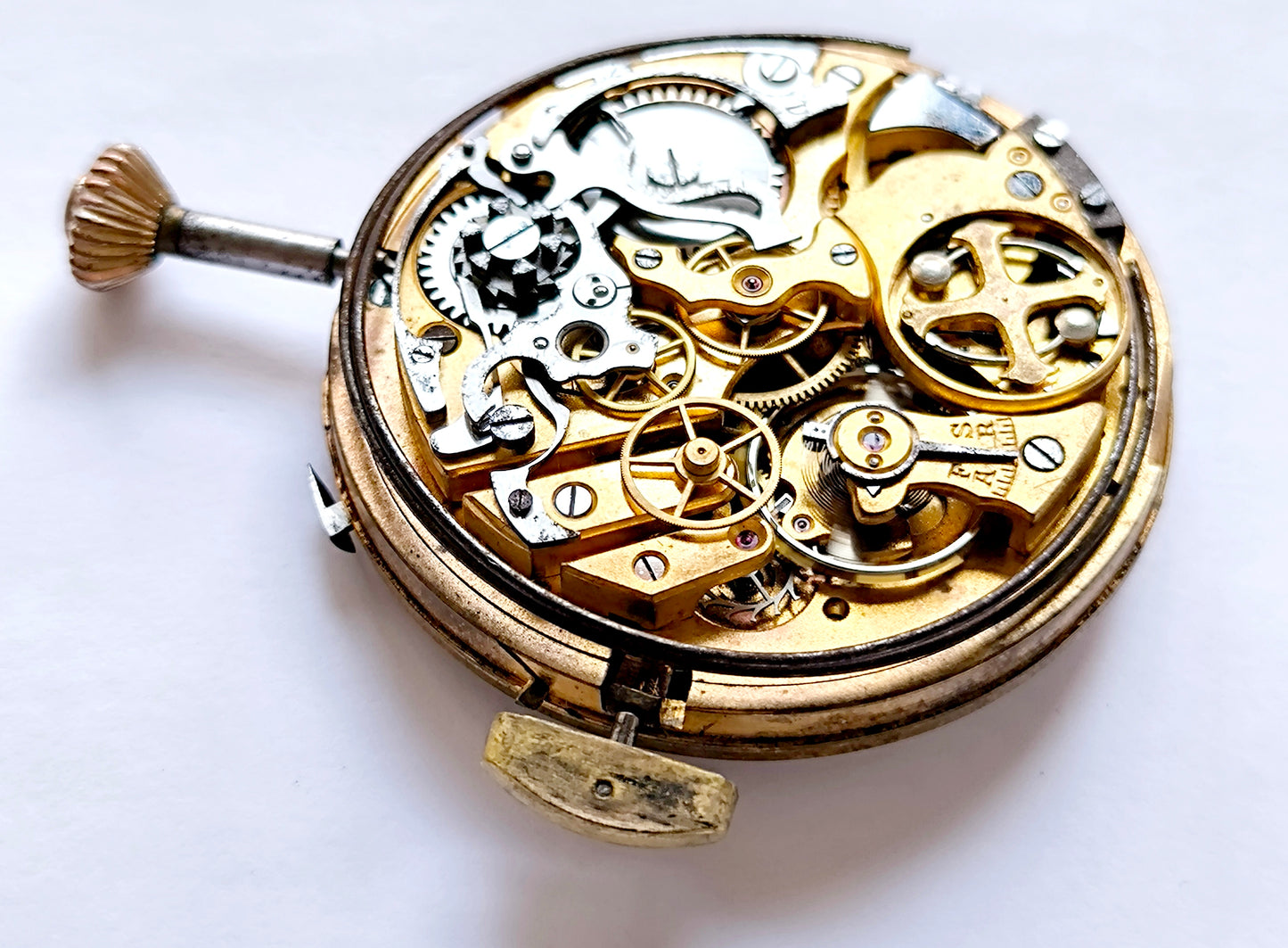 MINUTE REPEATER CHRONOGRAPH POCKET WATCH MOVEMENT SWISS MADE