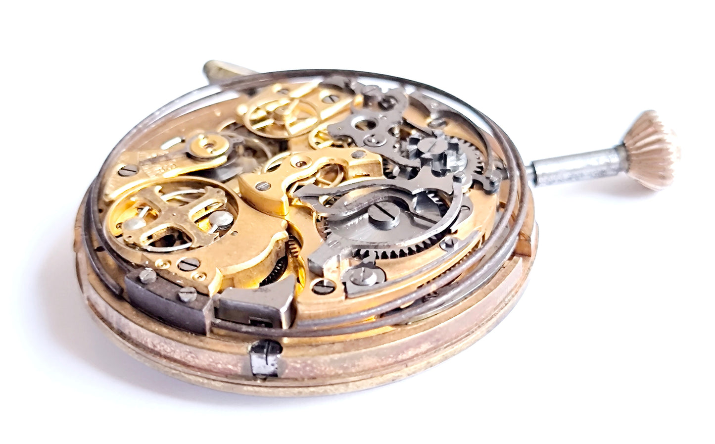 MINUTE REPEATER CHRONOGRAPH POCKET WATCH MOVEMENT SWISS MADE