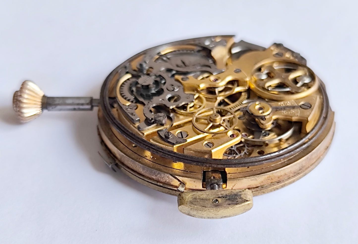 MINUTE REPEATER CHRONOGRAPH POCKET WATCH MOVEMENT SWISS MADE