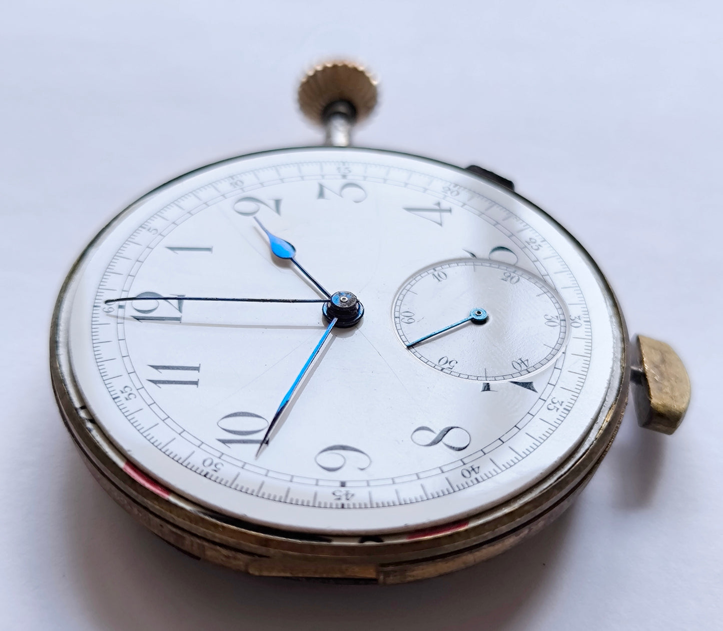 MINUTE REPEATER CHRONOGRAPH POCKET WATCH MOVEMENT SWISS MADE