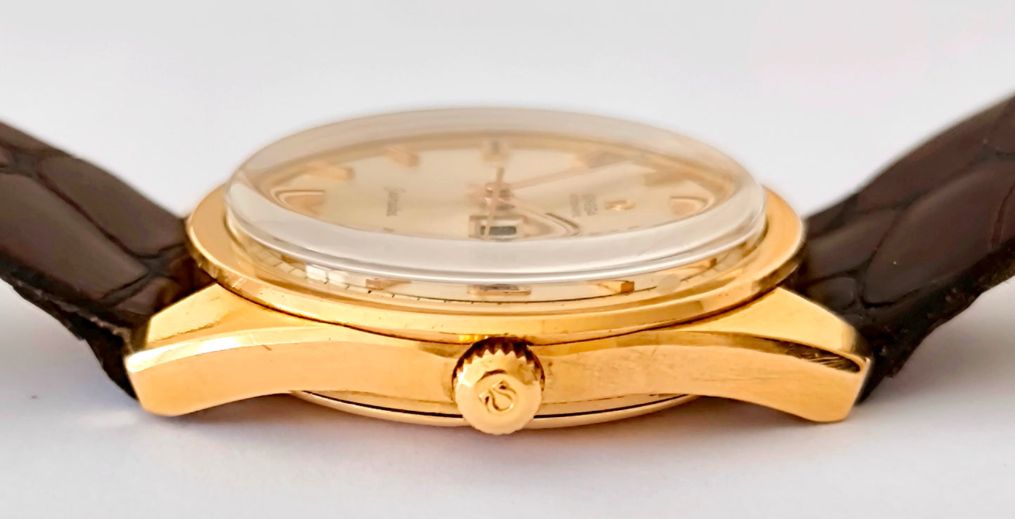 Omega Seamaster 18K SOLID GOLD Day-Date
REF: 166.032/168.023 1968