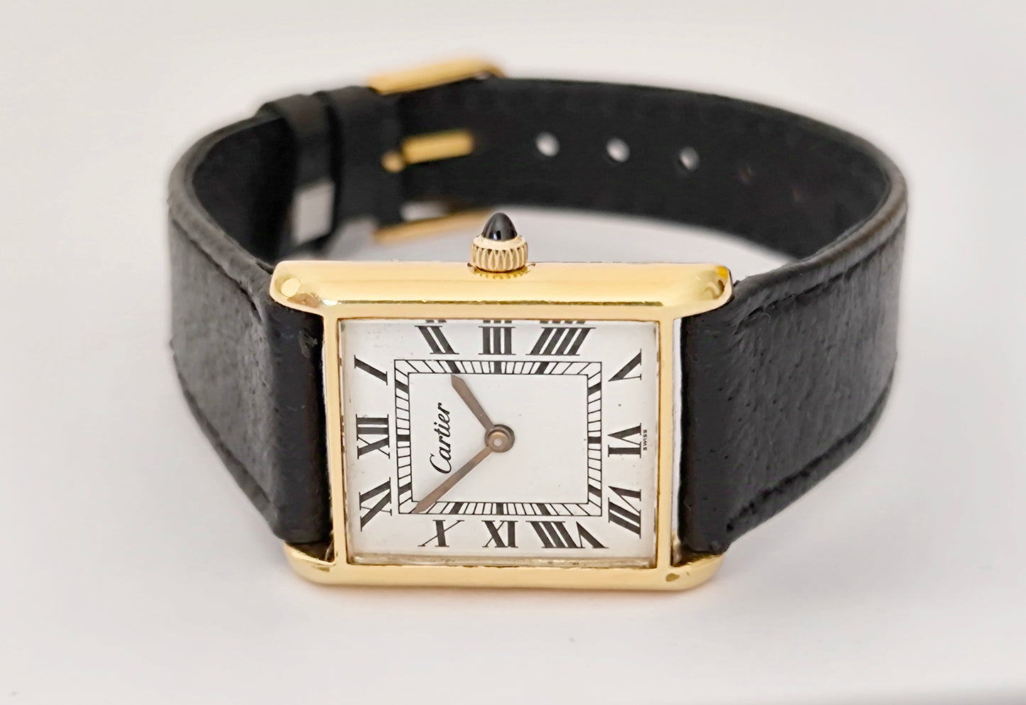 Pre Must Cartier Tank 18k Gold Electroplated