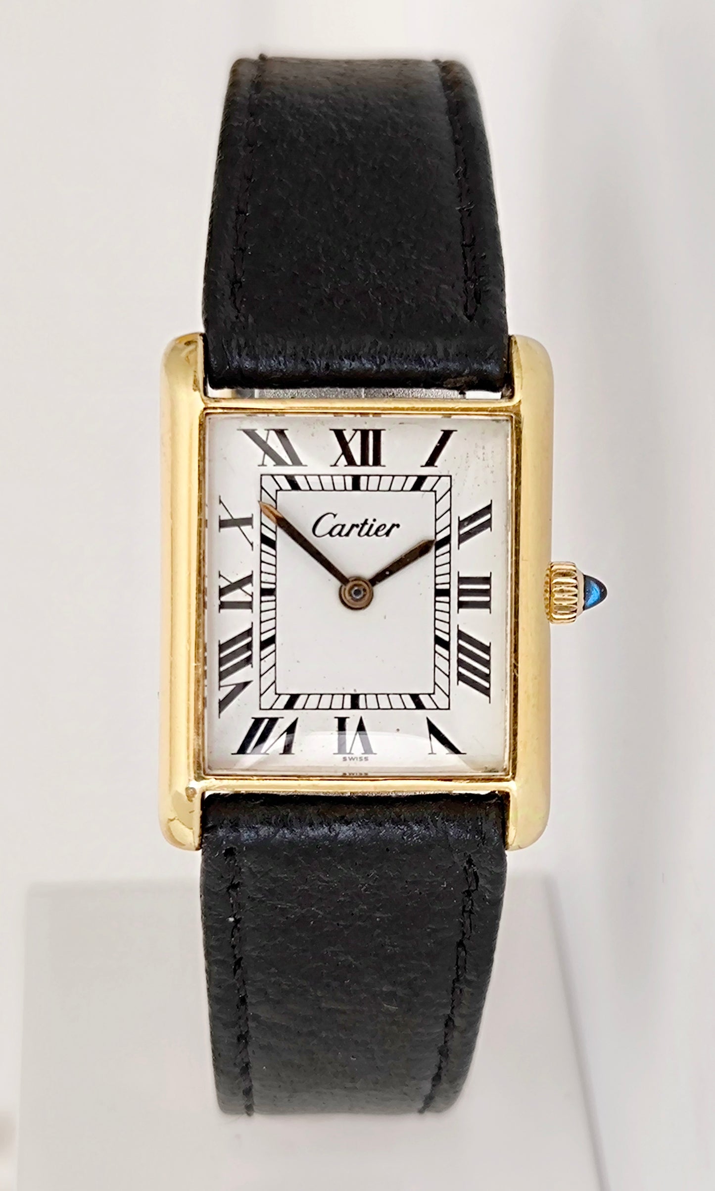 Pre Must Cartier Tank 18k Gold Electroplated