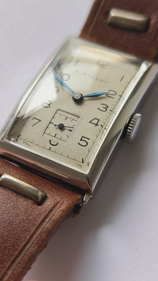 Tissot Art Deco Tank  Vintage Watch