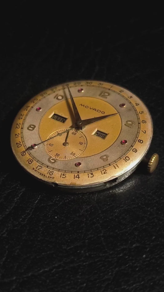 Vintage Movado Triple Calendar – Cal. 470 Watch Movement