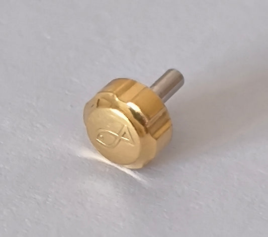 IWC CROWN 5,10mm GOLD COLOR SCREW TYPE