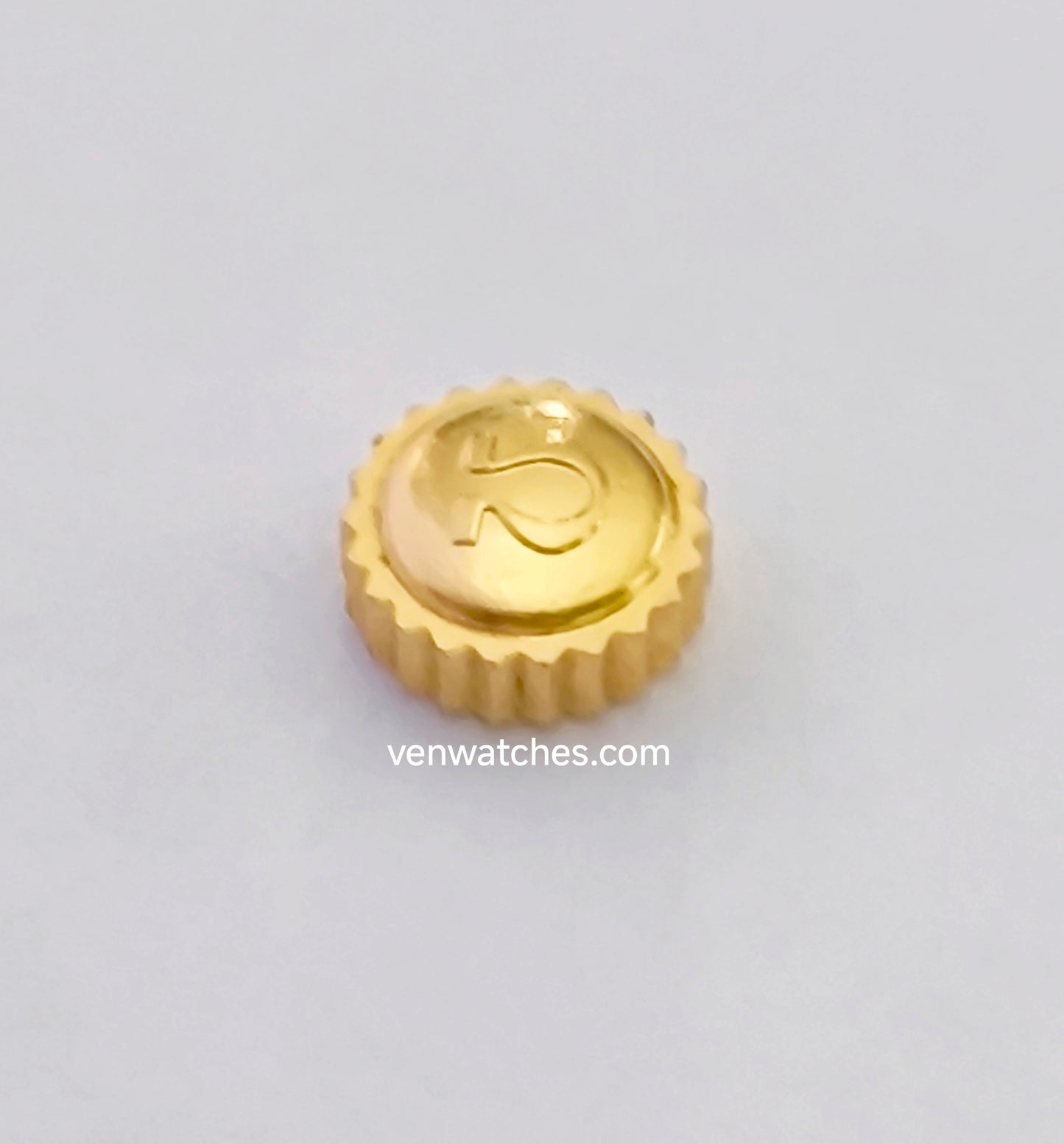 OMEGA Original Crown 5.50mm Gold Plated - Tube 2.50mm Stem 1.20mm