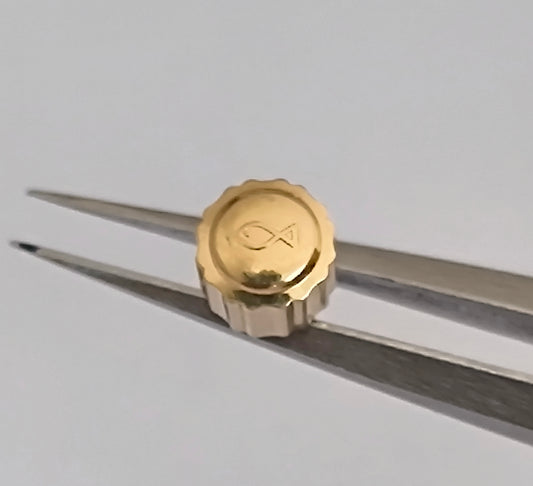 IWC CROWN 4,10mm GOLD COLOR SCREW TYPE