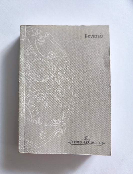 Jaeger LeCoultre Reverso Instruction Manual Booklet