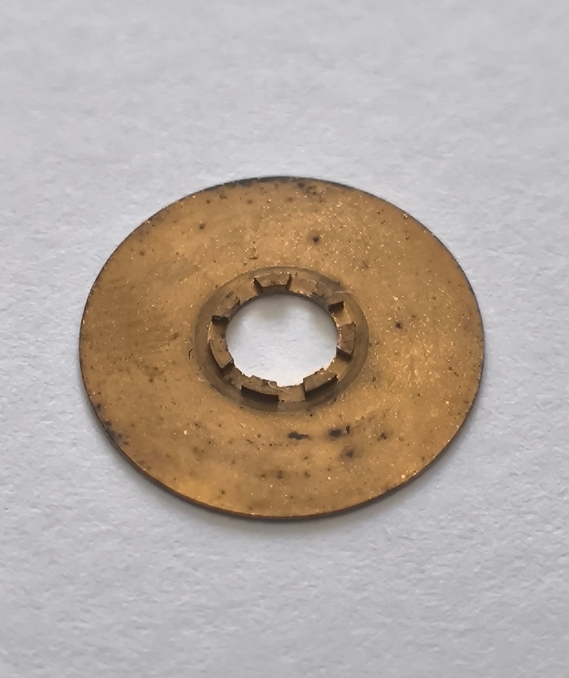 Certina day wheel disc back side original vintage part for calibre 25-652 2561-1
