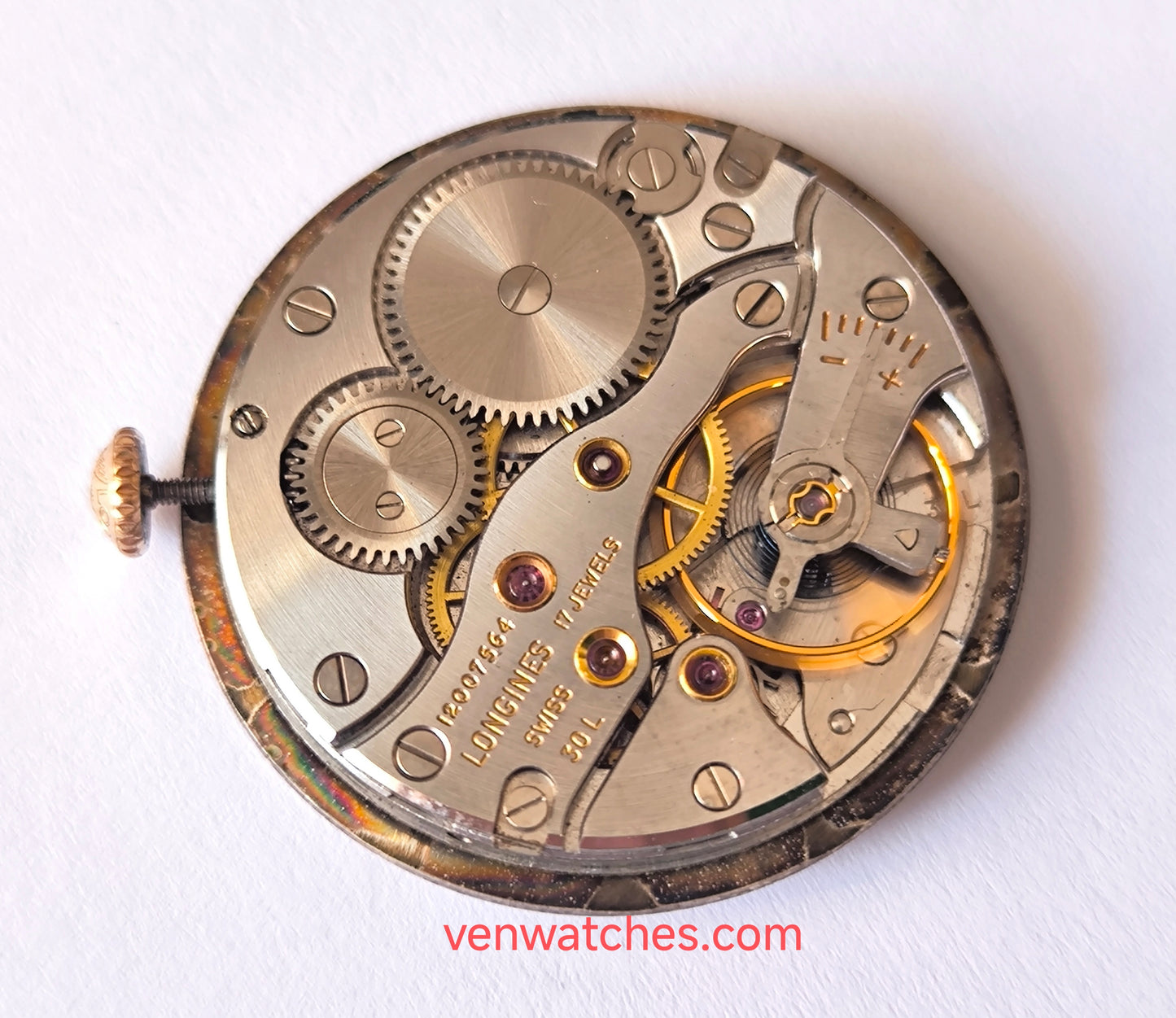 LONGINES Cal. 30L Watch Movement - Dial 33.40mm Swiss Vintage