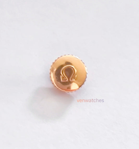Omega Gold Plated Crown 5.20mm - Thread 1.20mm