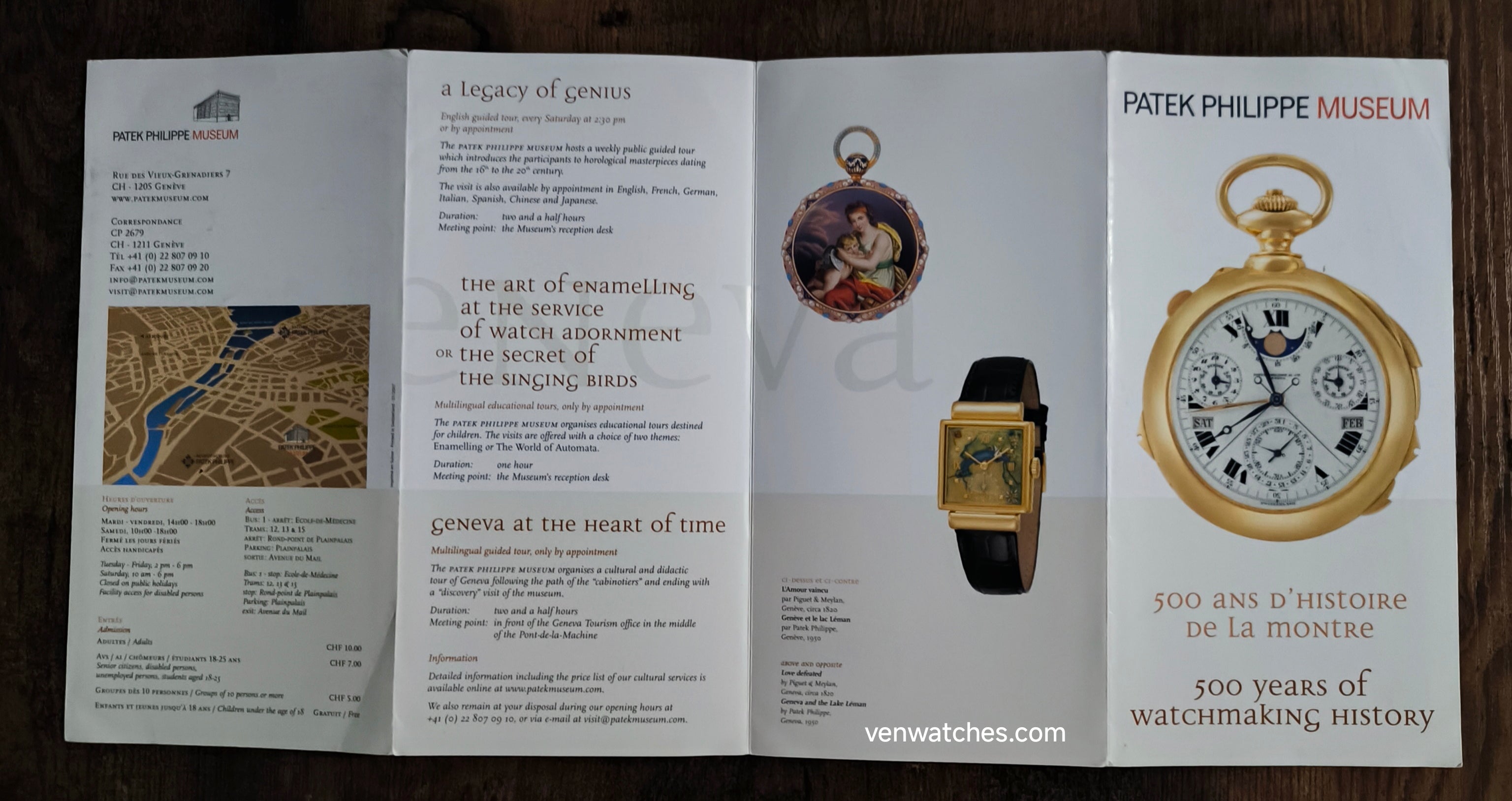 Patek Philippe Museum Booklet 2007 - Original Swiss Heritage