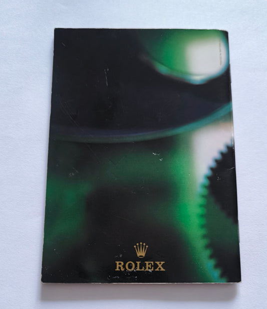 VINTAGE ROLEX OYSTER WATCH CATALOG/BOOKLET 1997