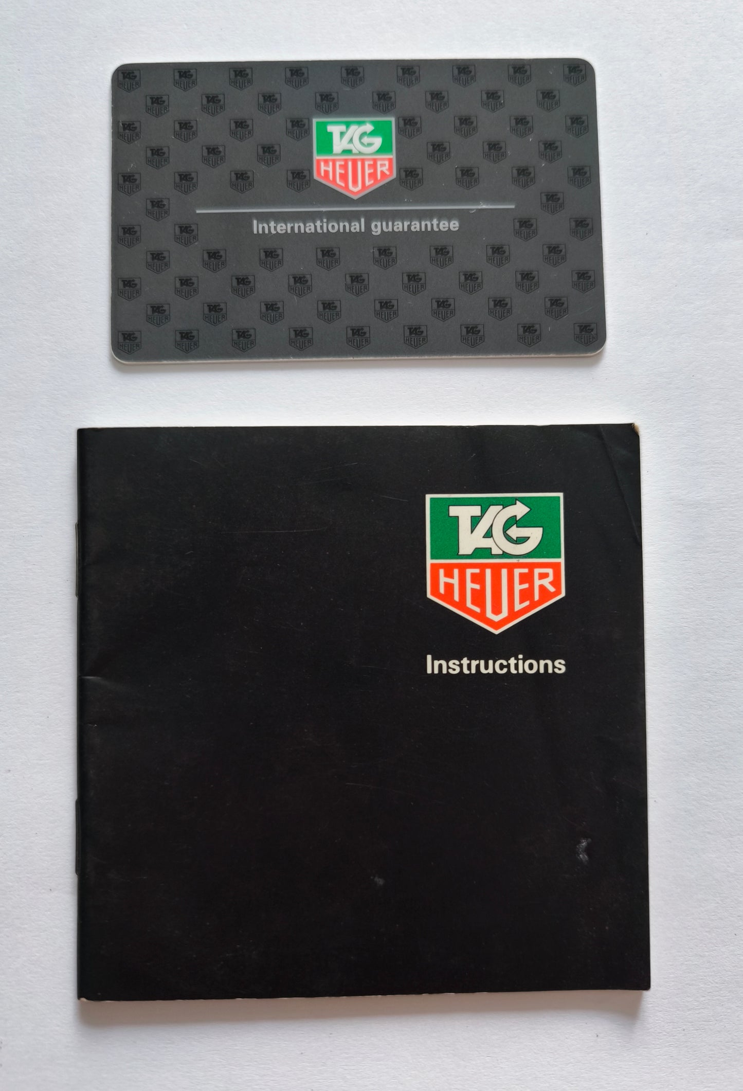 TAG HEUER Watch Guarantee Warranty Certificate Card