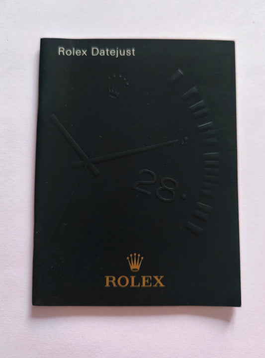 Rolex Datejust booklet 2003