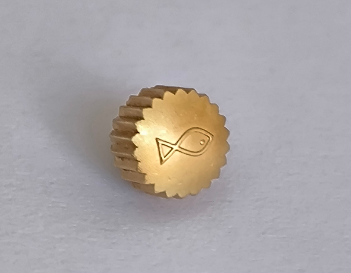 IWC CROWN 6,00mm GOLD COLOR SCREW TYPE