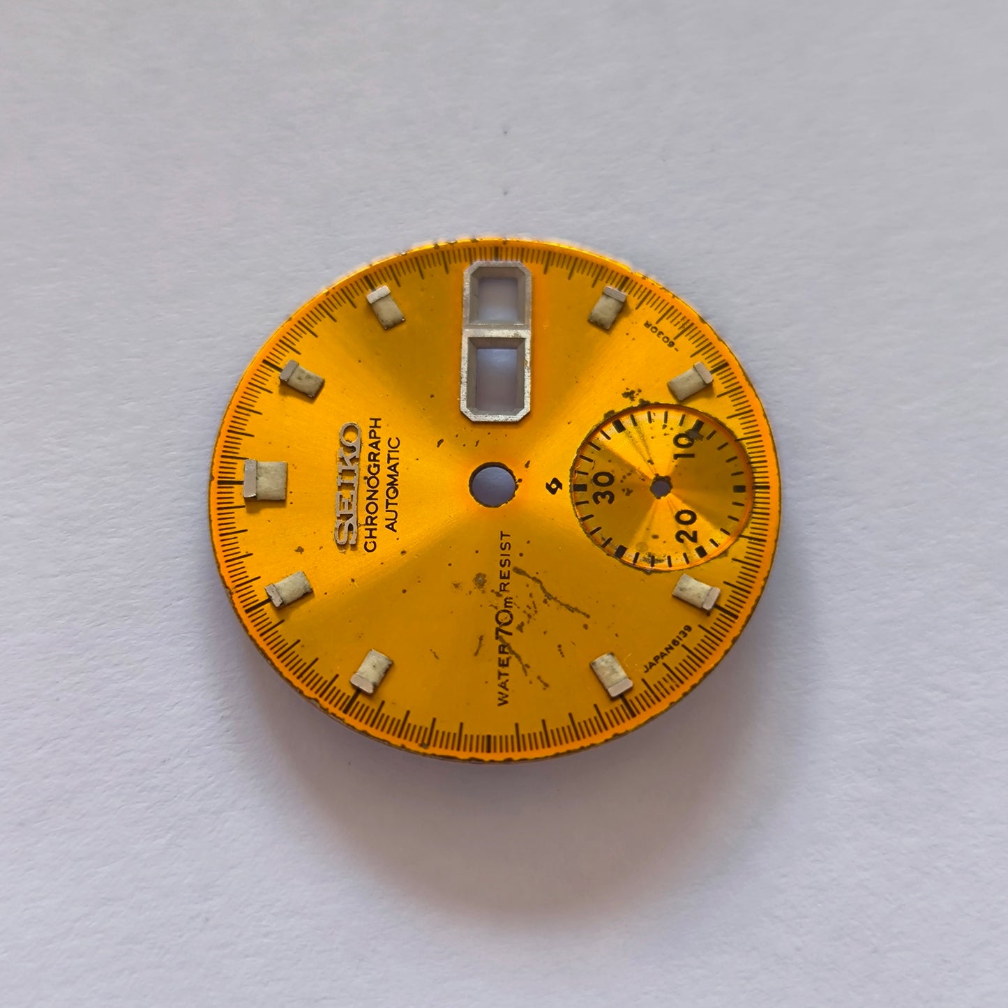 Seiko 6139 Pogue Orange Dial WATER 70m RESIST 27,45mm - Vintage 1970s