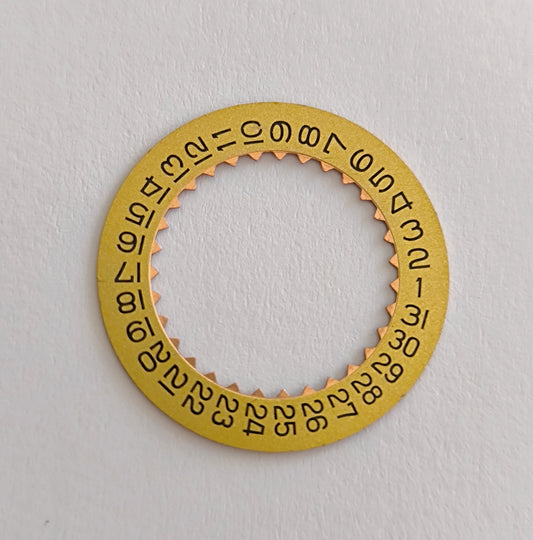 OMEGA 1000-1582 DATE DISC GOLD COLOR